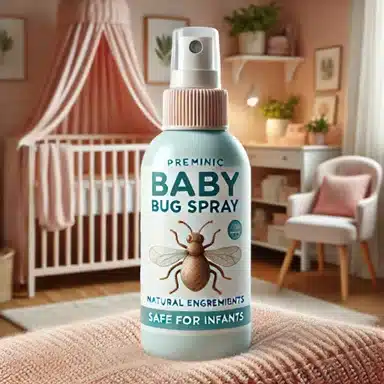 DIY natural bugs insect repellent spray bottle for sensitive skin
