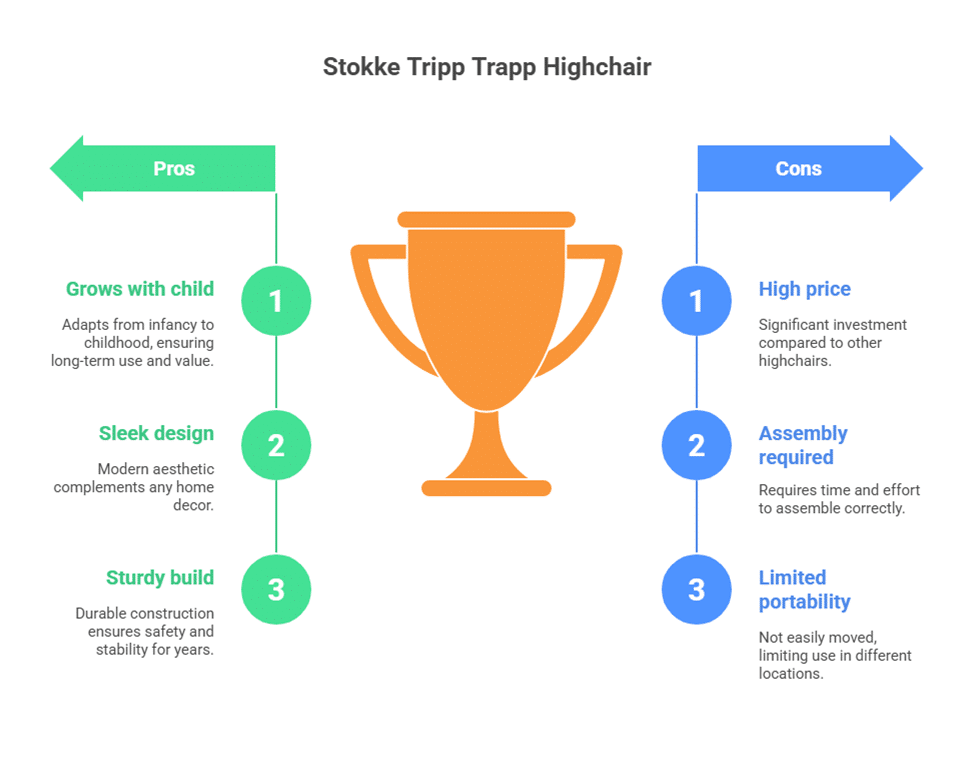 Graph of stokke tripp trapp baby set