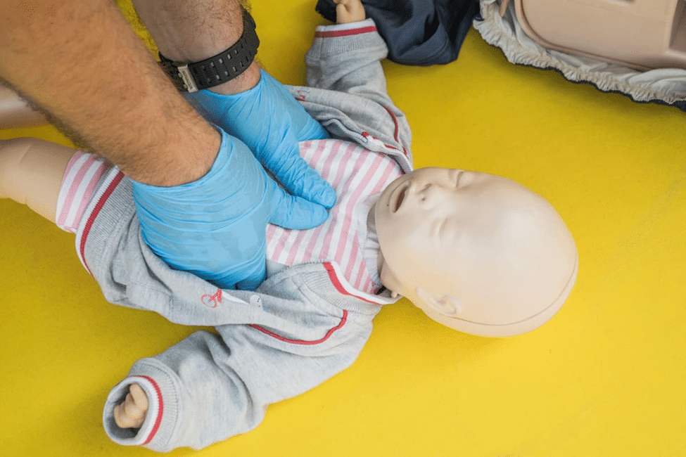 “Learn Baby Carrier CPR: 7 steps for newborn rescue breathing, choking, and first aid”