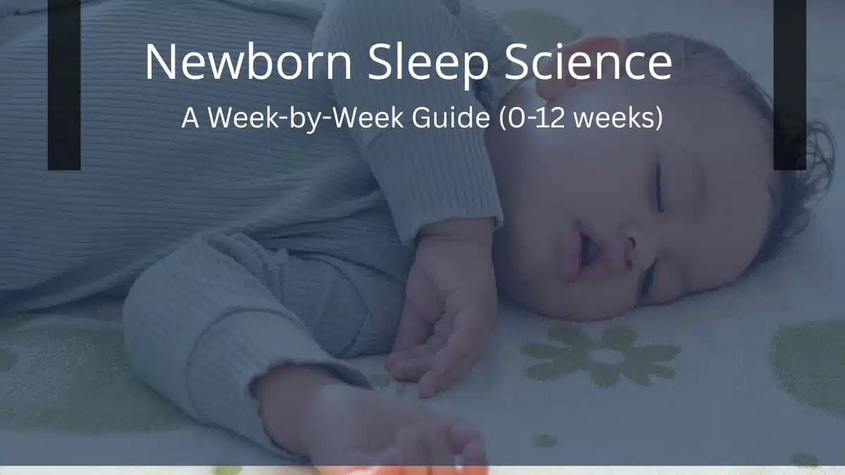 Newborn sleep schedule science guide 0-12 weeks safe sleep AAP guidelines 2026