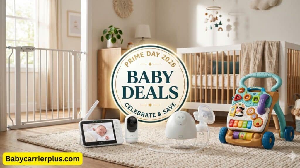 Clinical-grade baby nursery gear including safety gate and monitor featured in Amazon Prime Day baby deals 2026.